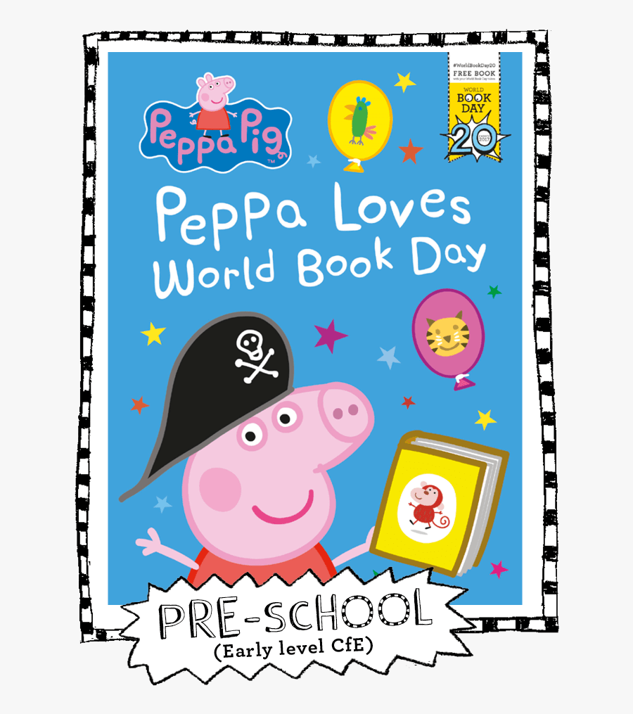 World Book Day £1 Books Picture - World Book Day Peppa Pig, Transparent Clipart