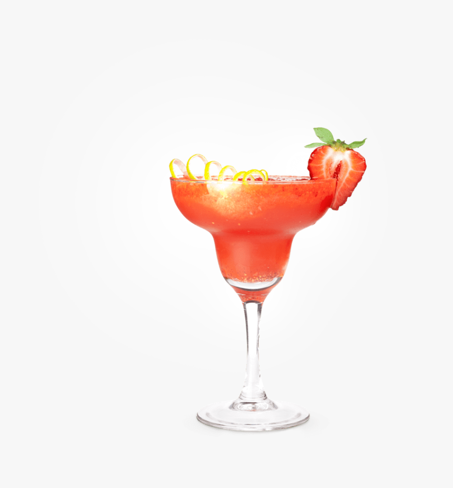 Margarita Strawberry - Strawberry Alcohol, Transparent Clipart