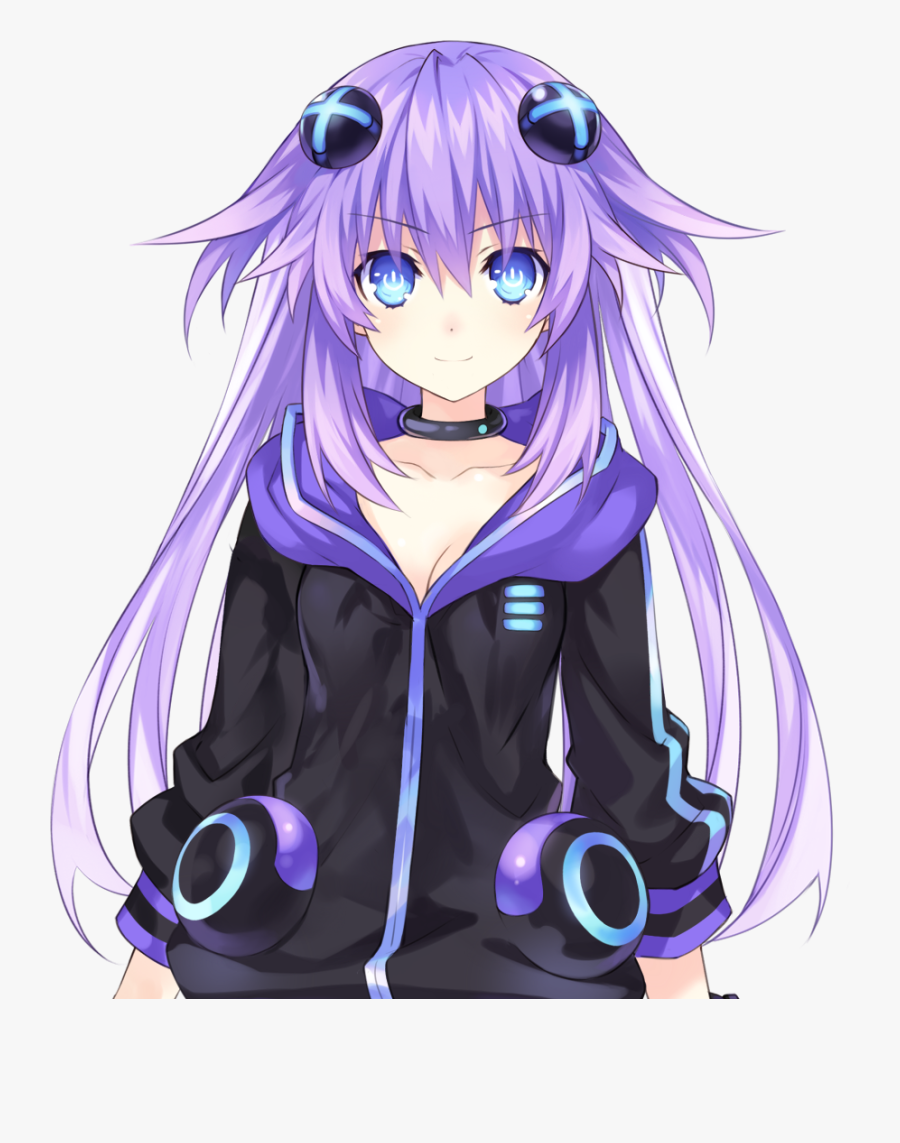 Transparent Purple Heart Png - Hyperdimension Neptunia Purple Heart Png, Transparent Clipart