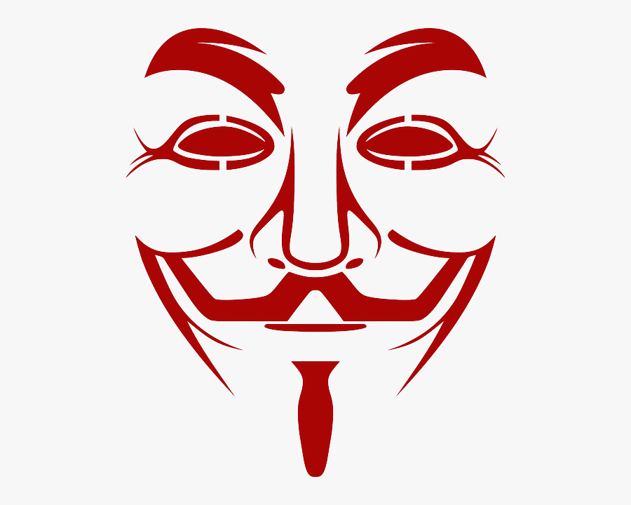 Guy Fawkes Mask, Transparent Clipart