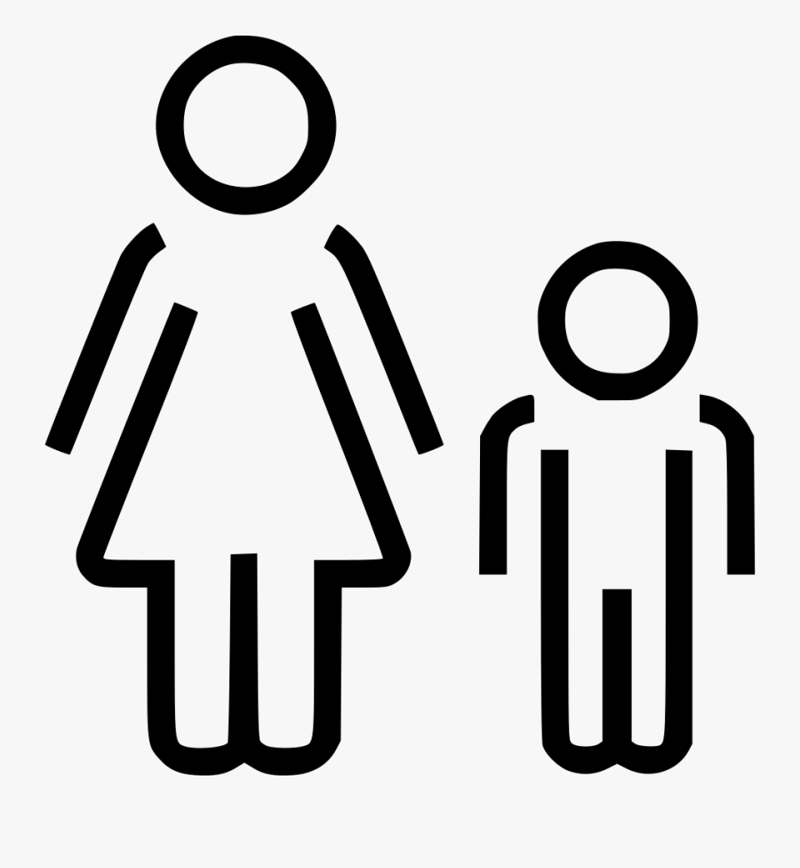 Mother Son - Mother And Daughter Icon Png, Transparent Clipart