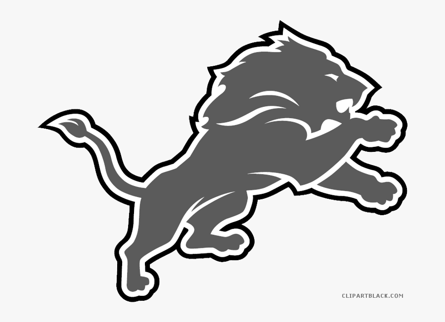 Lions Clipart Loin - Detroit Lions Nfl Logo, Transparent Clipart