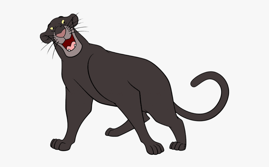 Jungle Book Cartoon Panther, Transparent Clipart