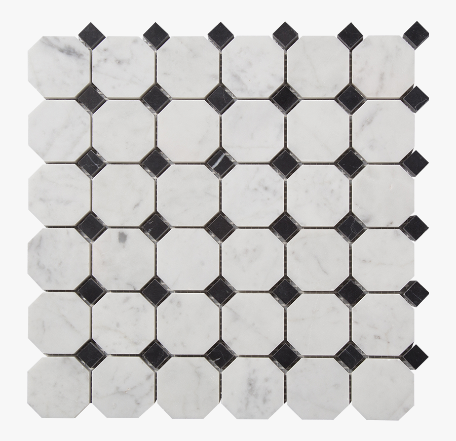 Stone Mosaic Centurymosaic - Black And White, Transparent Clipart
