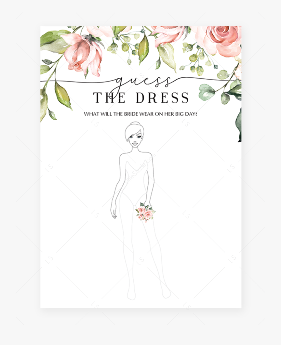 Floral Bridal Shower Games Printables By Littlesizzle - Emoji Baby Shower Game Free Printable, Transparent Clipart