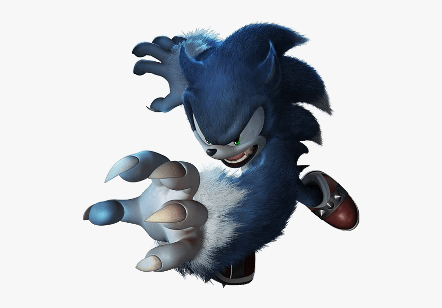 Wow, Guess Someone Got In A Bad Mood Guess Its Time - Sonic Unleashed Werehog, Transparent Clipart