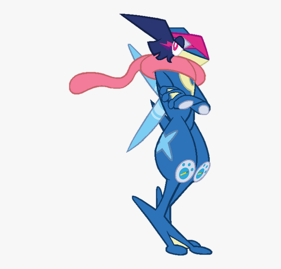 Ash Greninja Transform - Greninja Pokemon Ash Pikachu, Transparent Clipart