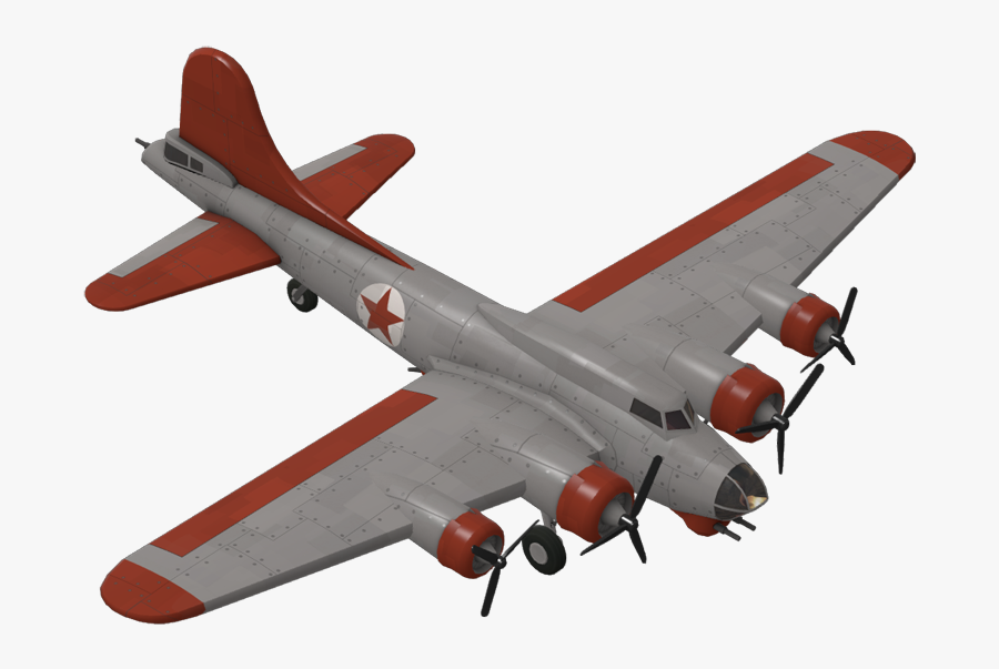 Boeing B-17 Flying Fortress Clipart , Png Download - Bomber Plane, Transparent Clipart