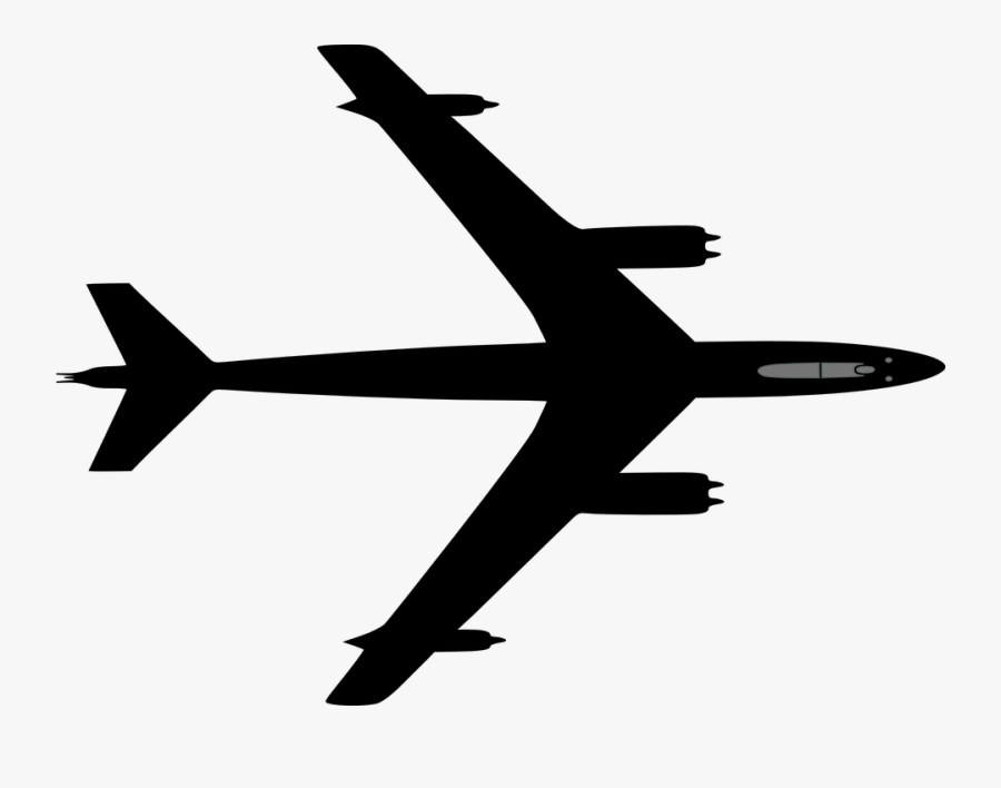 Airplane, Jet, Travel, Aircraft, Plane, Flight - Airplane Clipart Side View Png, Transparent Clipart
