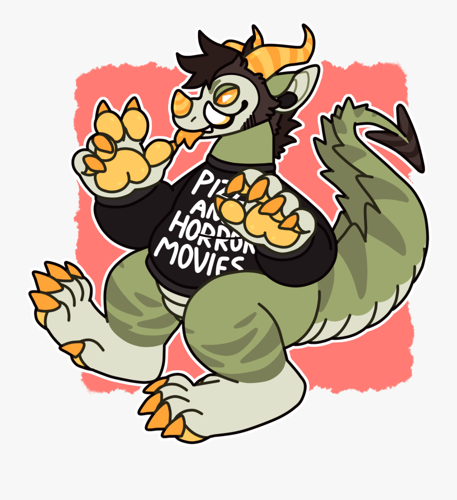 Chill Monster Dude - Cartoon, Transparent Clipart