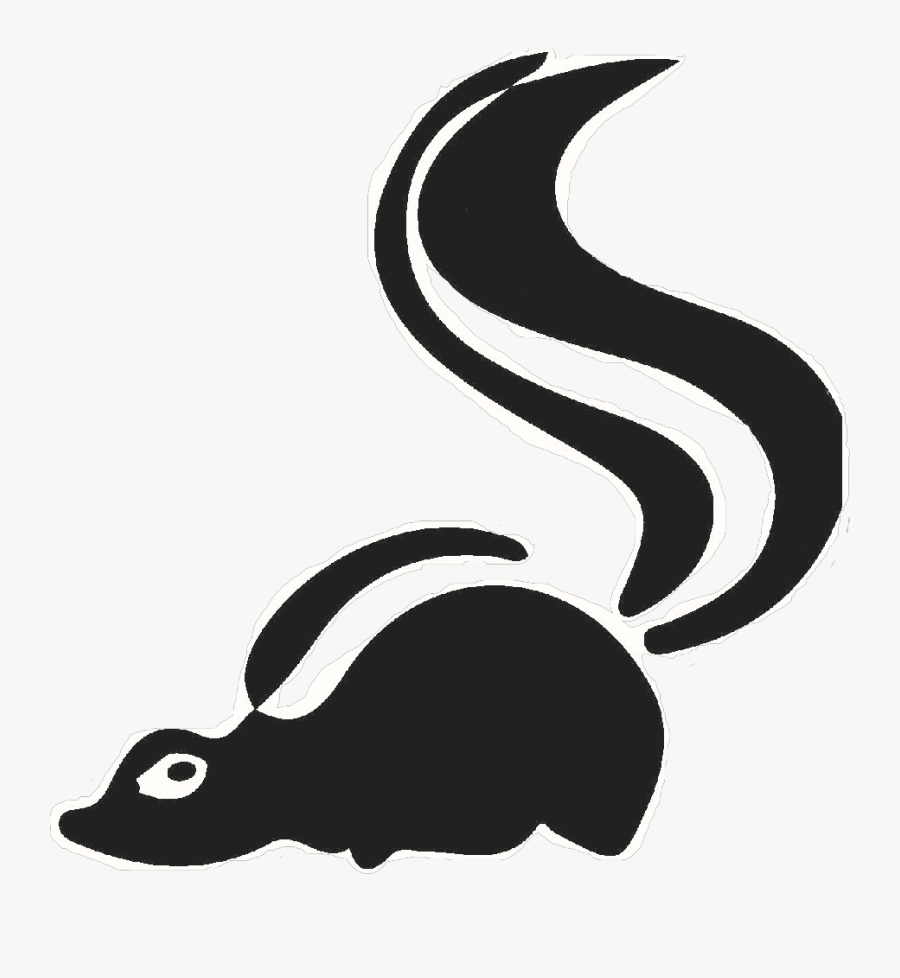 Wildlife Removal Richmond Hill - Cute Skunk Silhouette, Transparent Clipart