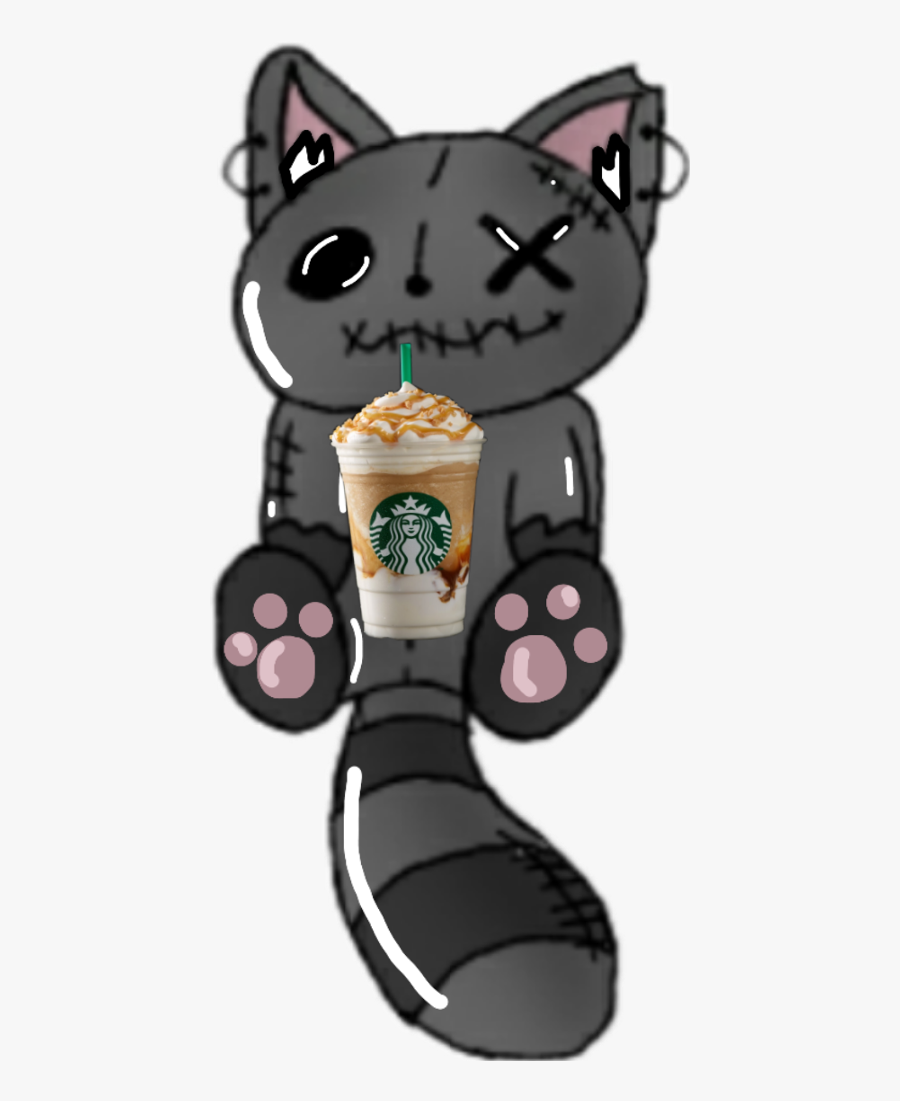 Freetoedit Raccoonplush Raccoon Starbucks - Illustration, Transparent Clipart