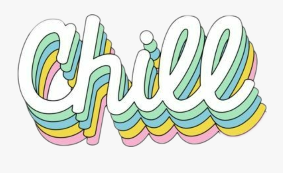 #tumblr #chill #rainbow #freetoedit - Illustration, Transparent Clipart