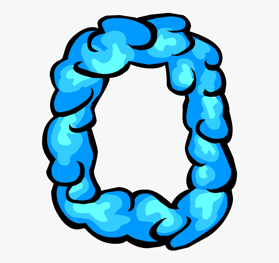 Transparent Opinions Clipart - Blue Lei Club Penguin, Transparent Clipart