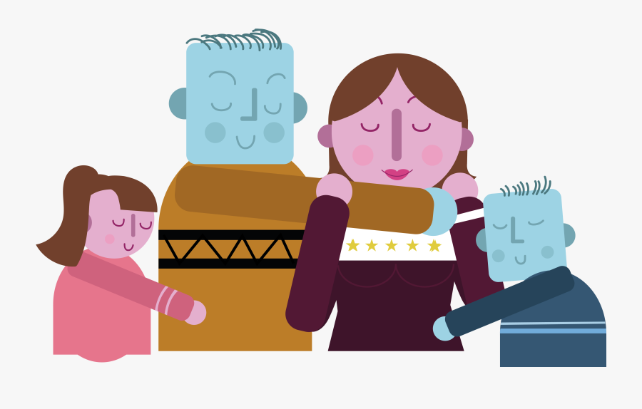 Clip Art Human Behavior - Agradecidos Png, Transparent Clipart