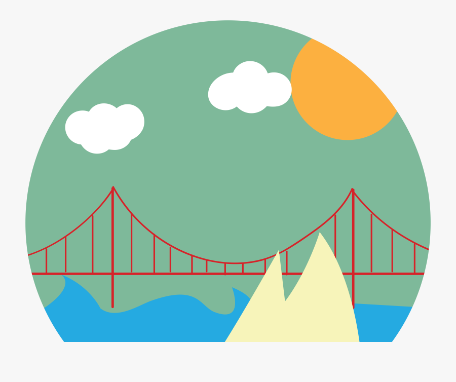 San Fran Sailboat Sticker Clipart , Png Download - Circle, Transparent Clipart