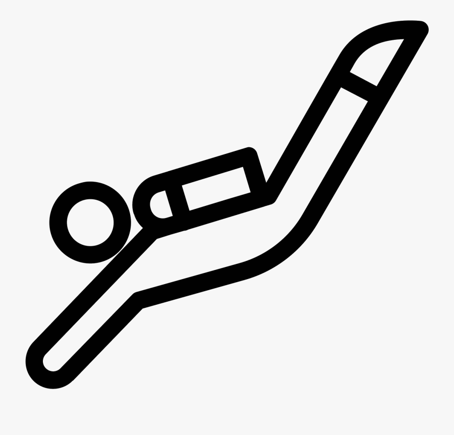 Scuba Diving White Icon, Transparent Clipart