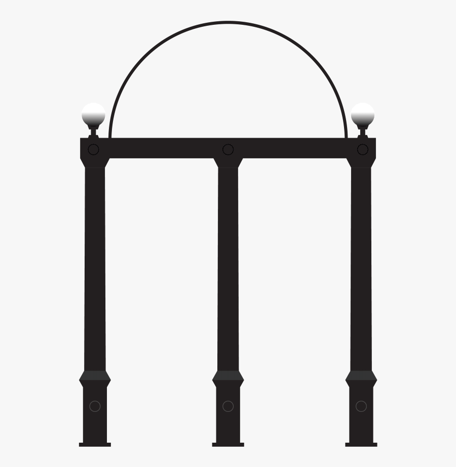 The Arch Fireworks Sticker By University Of Georgia - Monogon, Transparent Clipart
