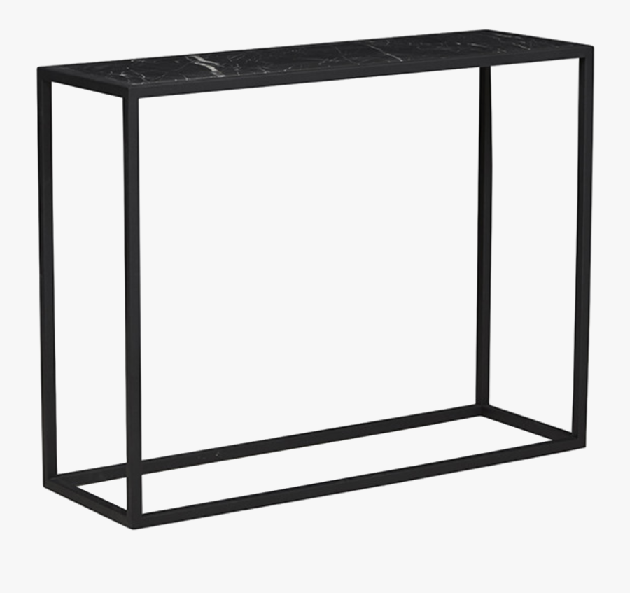 Ella Cube Console Table Black - Shanghai Avlastningsbord, Transparent Clipart