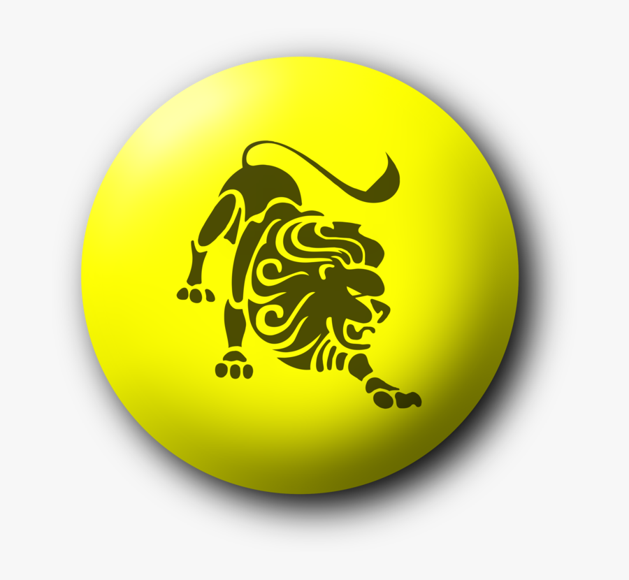 Computer Wallpaper,symbol,yellow Leo Zodiac Sign Png , Free