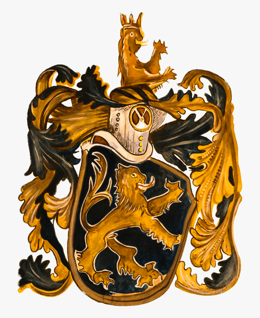 Coat Of Arms Zodiac Sign Leo - Coat Of Arms Leo, Transparent Clipart