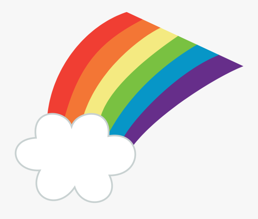 Leo Rainbow Graphic Design - Mlp Rainbow Trail, Transparent Clipart