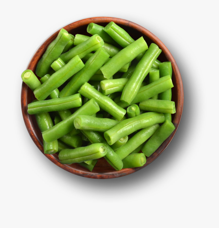 Green Bean Png - Green Beans On Plate, Transparent Clipart