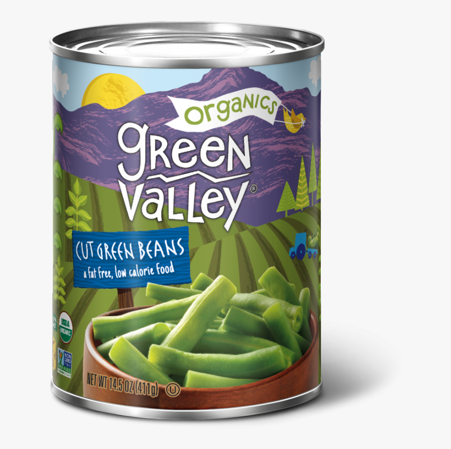 Transparent Green Bean Png - Green Valley Organics Corn, Transparent Clipart