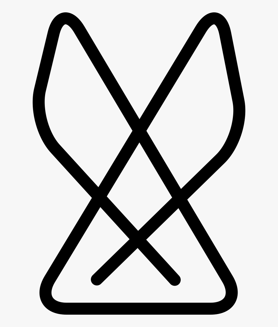 Cliparts For Free - Wash Label Symbols Do Not Bleach, Transparent Clipart