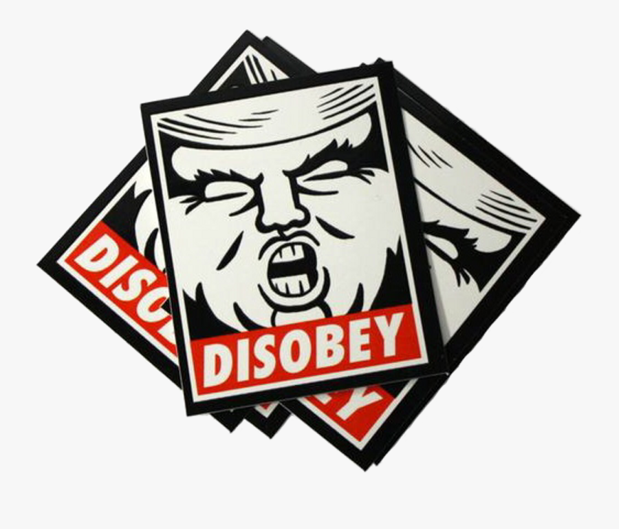 #trump #obey #disobey #freetoedit - Emblem, Transparent Clipart