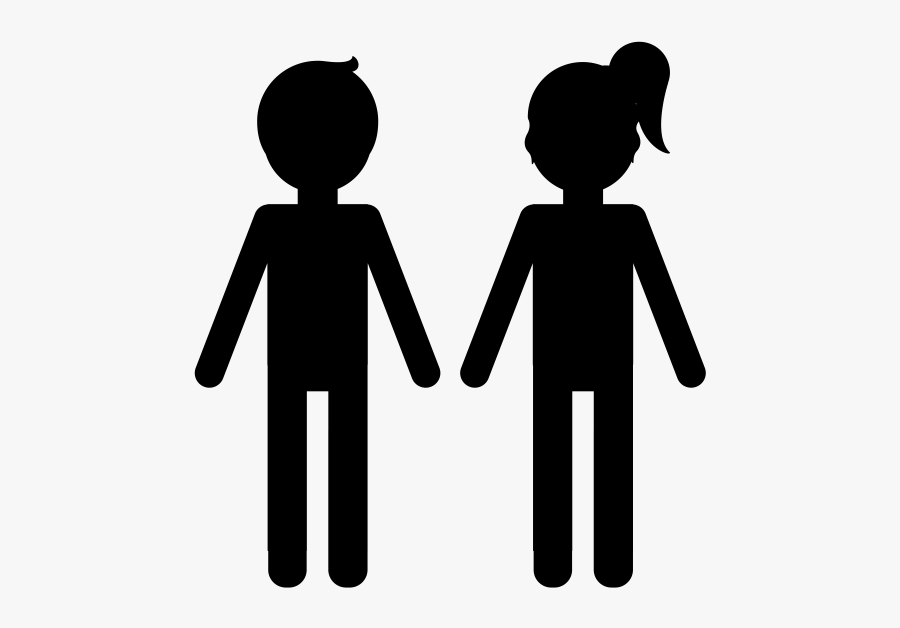 Teenage Boy And Girl Icon, Transparent Clipart