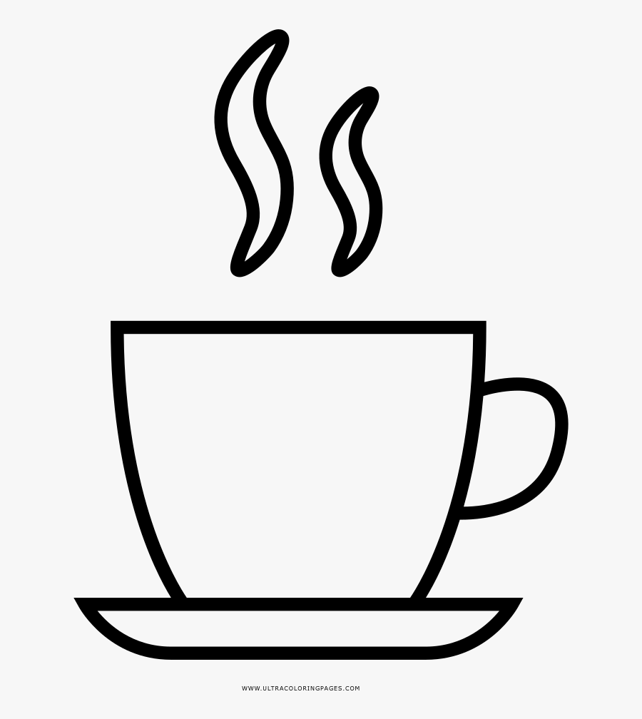 Coffee Drawing Espresso Cup For Free Download - Coffee Black And White, Transparent Clipart