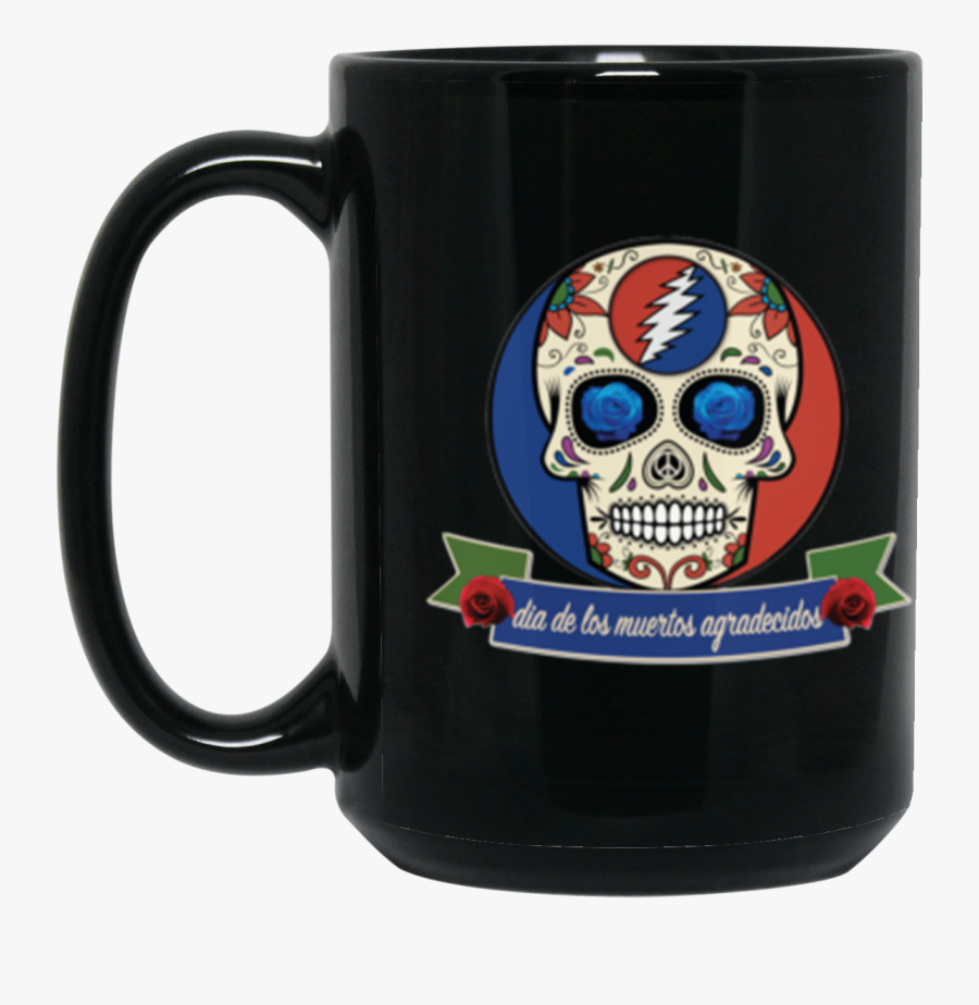 Transparent Travel Coffee Mug Clipart - Grateful Dead Steal Your Face, Transparent Clipart