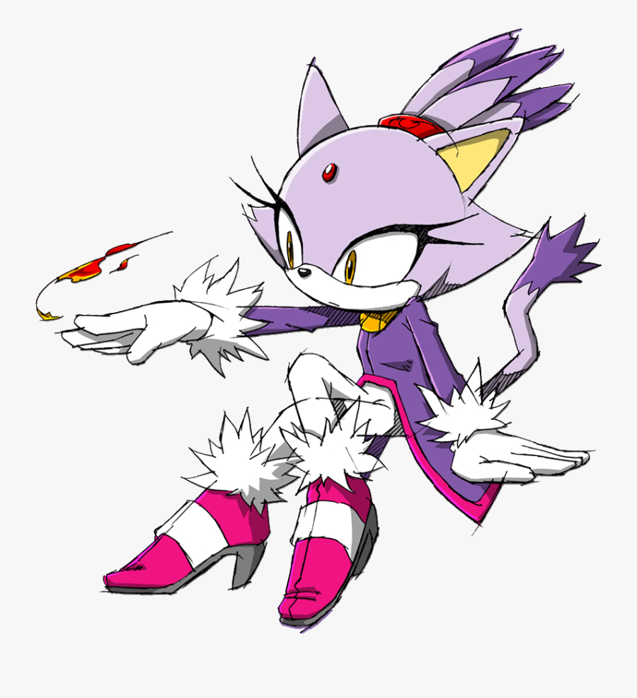 224 × 240 Pixels - Blaze The Cat, Transparent Clipart