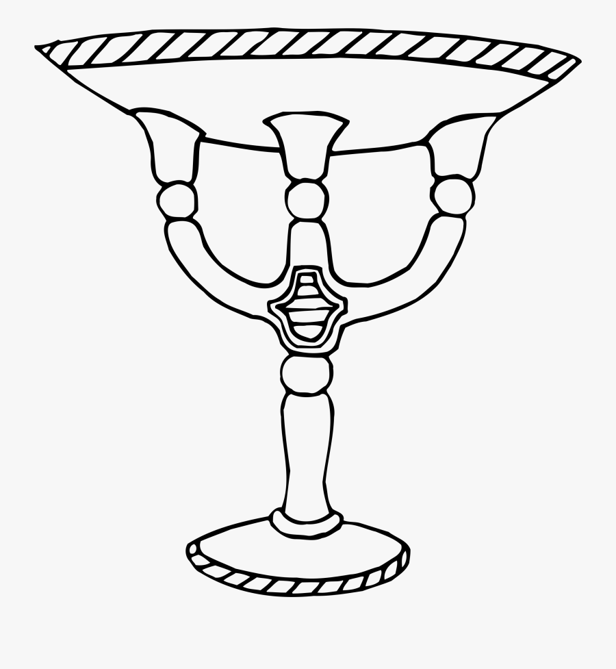 Line Drawing Big Image - Piala Putih Art, Transparent Clipart