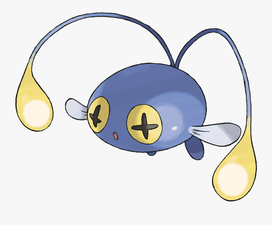 "on The Dark Ocean Floor, Its Only Means Of Communication - Fish Pokemon, Transparent Clipart