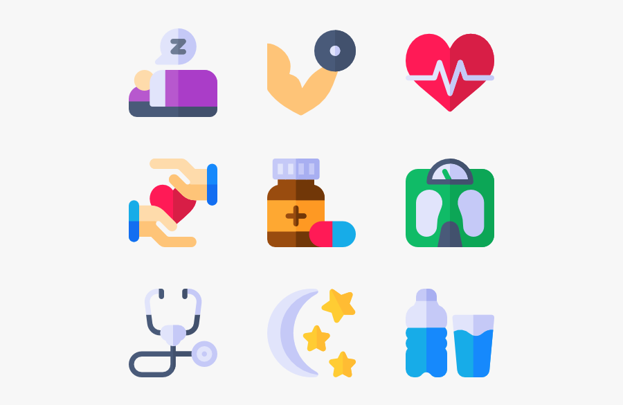 Healthy Icon Packs - Healthy Lifestyle Png, Transparent Clipart
