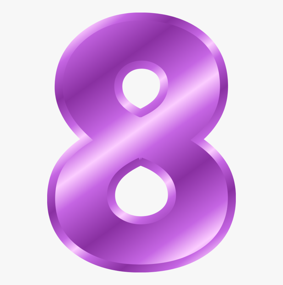 Thumb Image - Blue Number 8 Clipart, Transparent Clipart