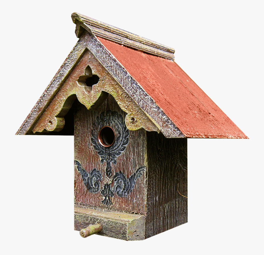 Transparent Bird House Clipart - Wood, Transparent Clipart