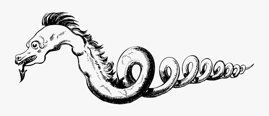 Freaky Serpent Icons Png - Cadborosaurus Sea Serpent, Transparent Clipart