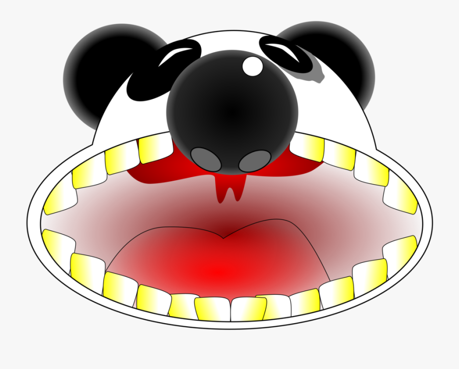 Organ,tooth,snout - Animal Clipart Open Mouth, Transparent Clipart