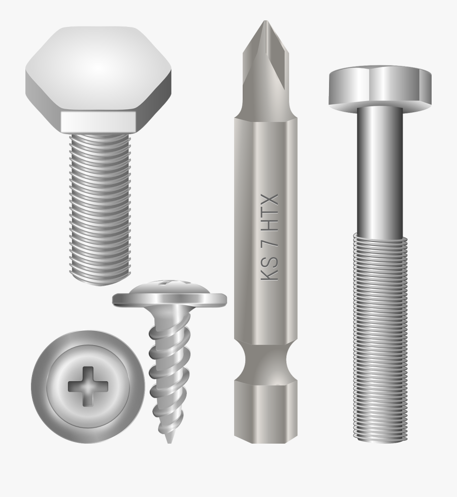 Screwdriver Bolt, Transparent Clipart