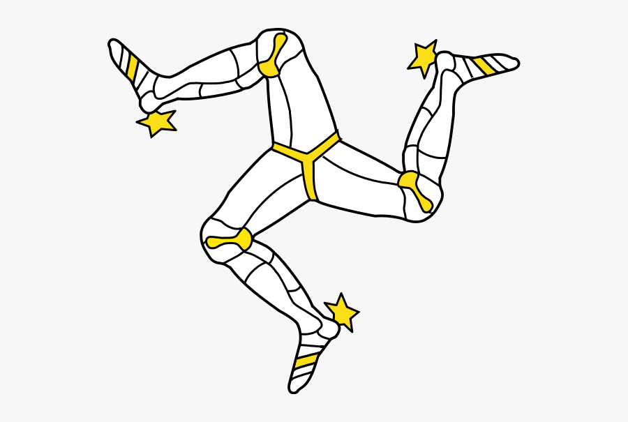 Triskelion - Three Legs Of Man, Transparent Clipart