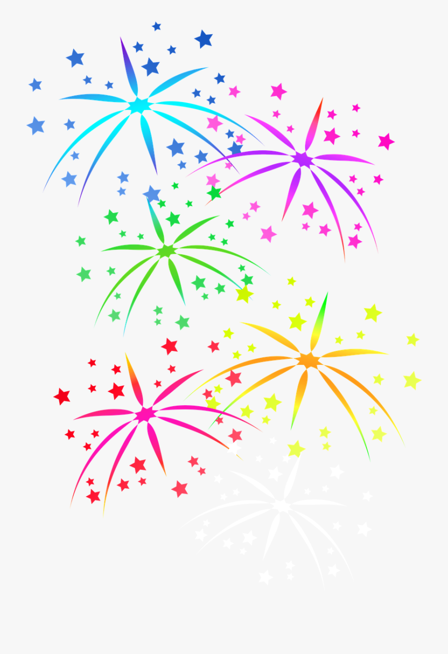 Clip Freeuse Stock Celebration Transparent Firework - Stars Celebration, Transparent Clipart