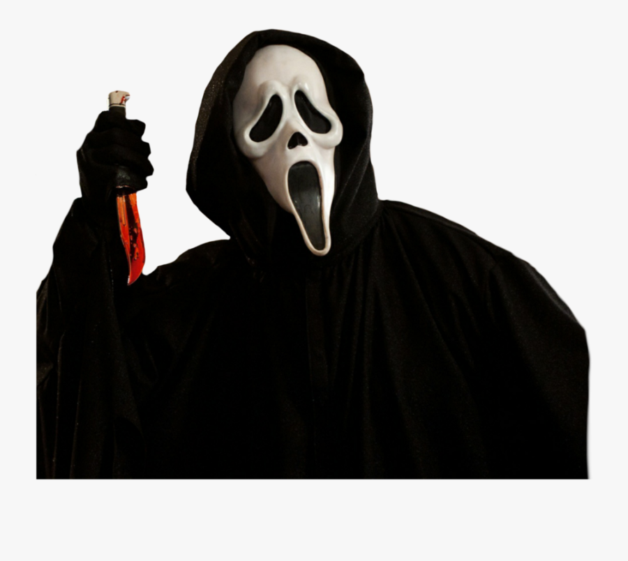 Transparent Ghost Face Clipart - Scream Film, Transparent Clipart