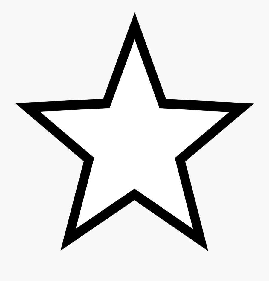 File White Svg Wikimedia - Transparent Background Star Icon, Transparent Clipart