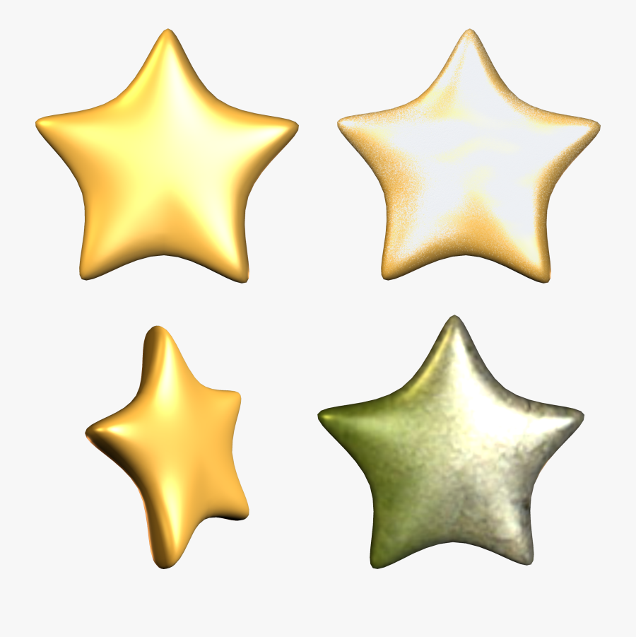 Stars Png Transparent Background - Звезда На Елку Пнг, Transparent Clipart