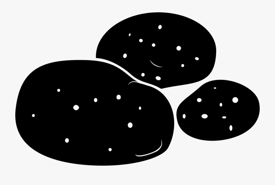 Potato Png Black, Transparent Clipart