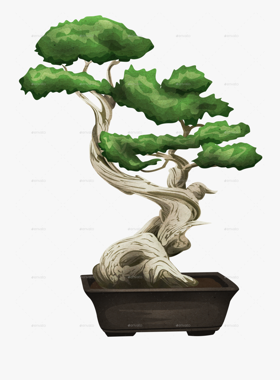 Clip Art Tree Png For - Bonsai Tree Transparent Background, Transparent Clipart