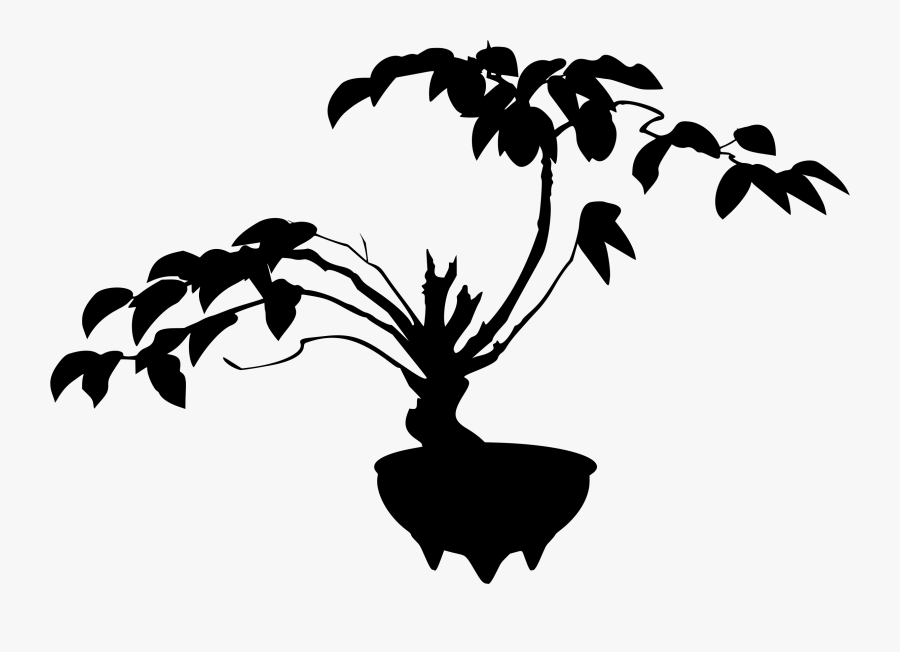 Clip Library Download Tree Vector Library Techflourish - Bonsai Plant Png Clipart, Transparent Clipart